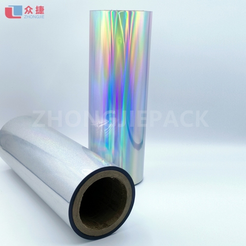 seamless rainbow bopp holographic film