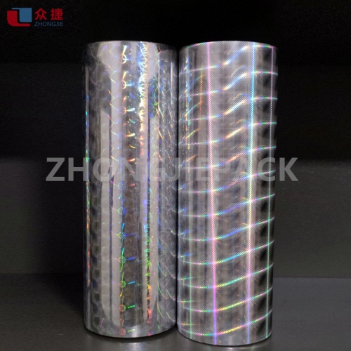 seamless pvc holographic film roll